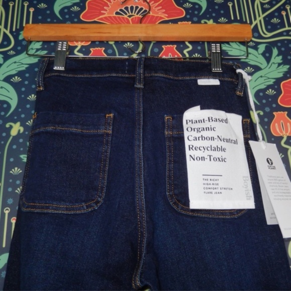 Boyish Ricky Blue Steel High Waist Flare Button Fly Jeans Nwt 24 - Picture 7 of 7